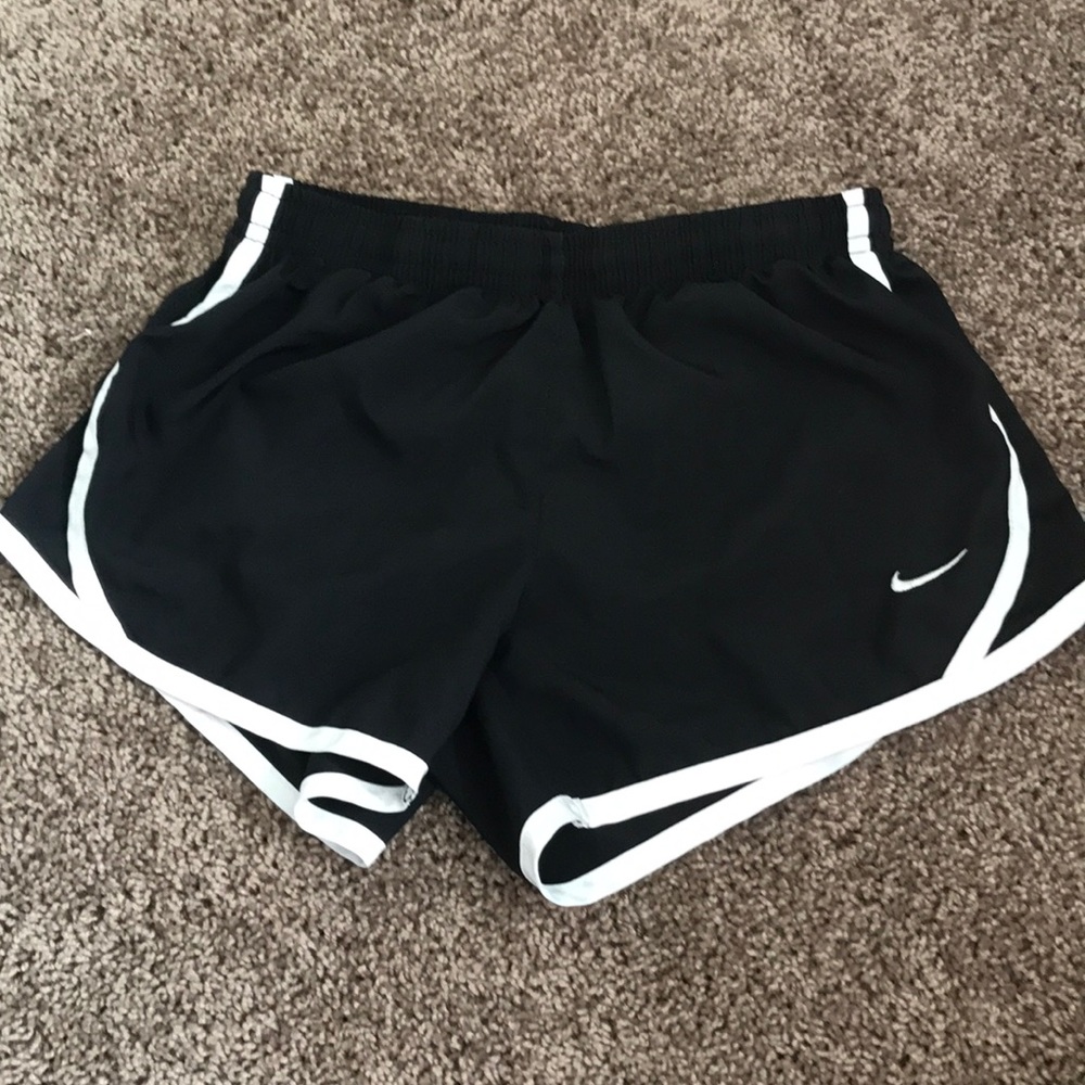Black Dri-fit workout shorts